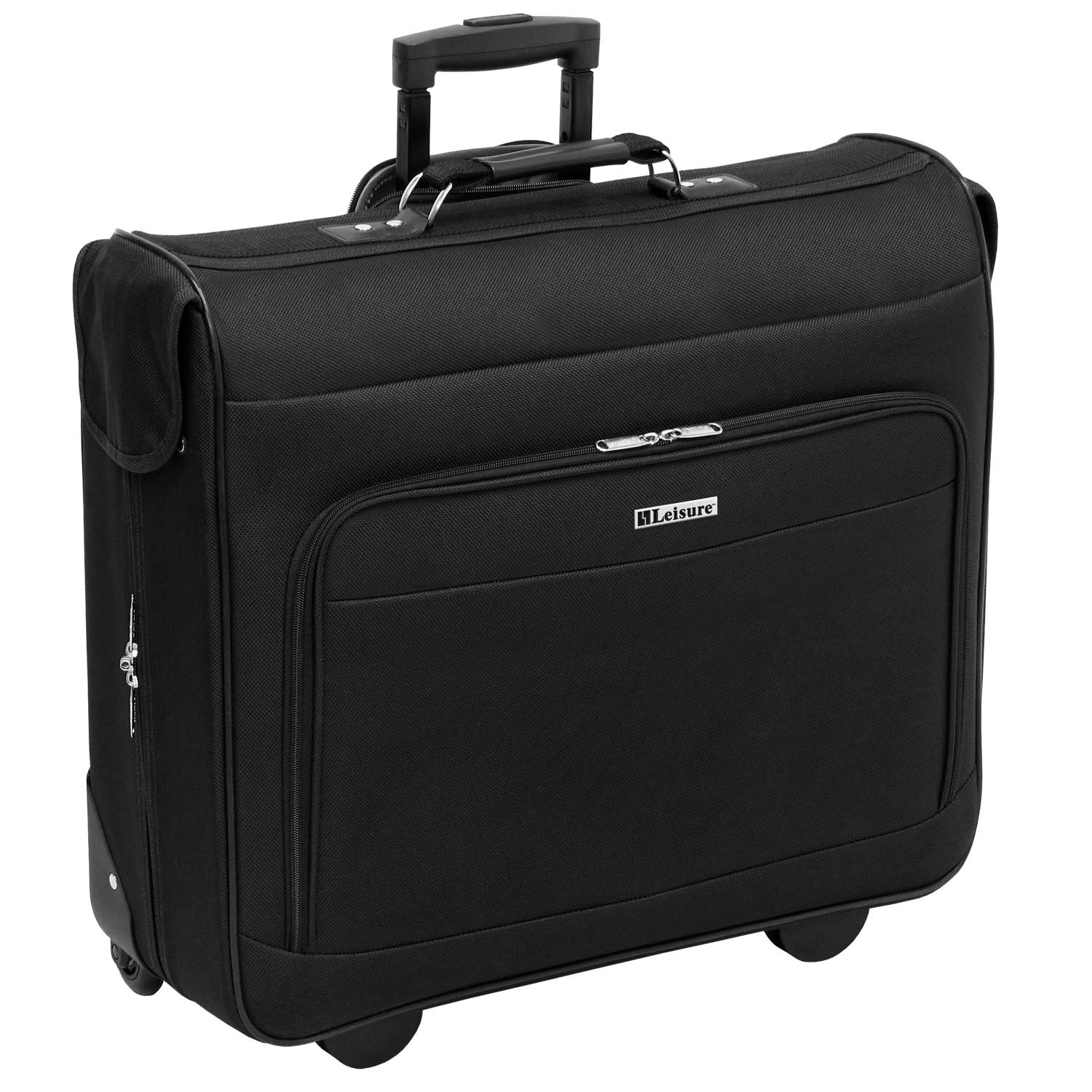 Leisure Luggage Wheeled 44&quot; Garment Bag in Black