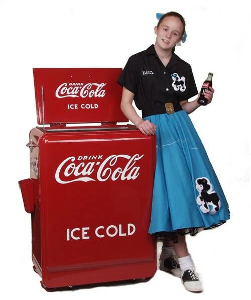 American Retro Classic Coca-Cola Refrigerated Machine
